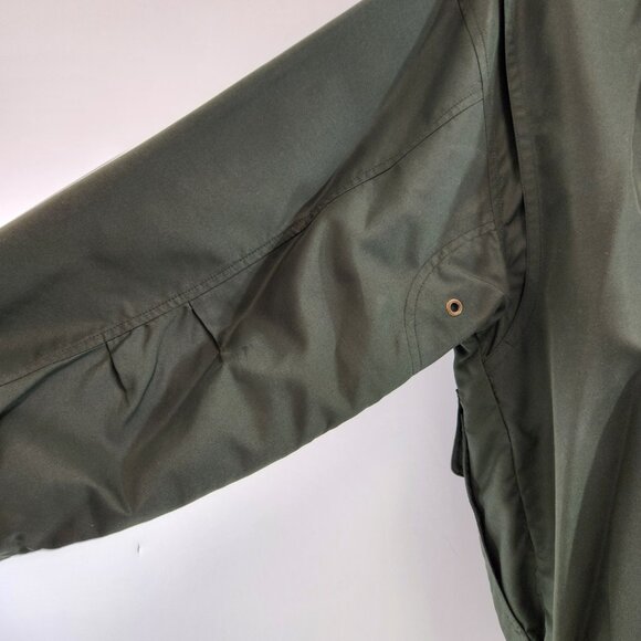 Vintage Boulevard Club Mens Green Casual Bomber Jacket Size Small - Picture 6 of 10